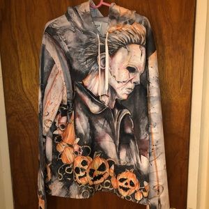 Michael Myers Halloween Hoodie. Absolutely beautiful and perfect for Halloween.